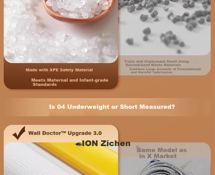Zichen Baby Room Waterproof Moisture-Proof Self-Adhesive Wallpaper Wall Covering for Bedroom 5