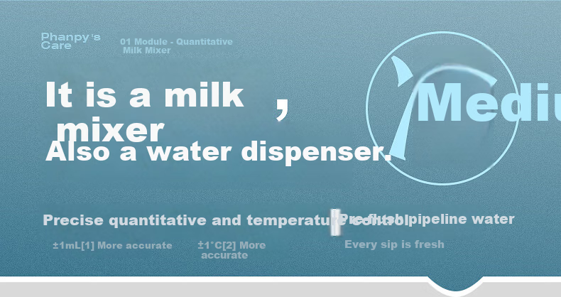 Xiaoyaxiang Thermostatic Kettle Baby Milk Frother Quantitative Water Dispenser Household Milk Mixer Shaker Integrated Machine Smart Shake Version 5