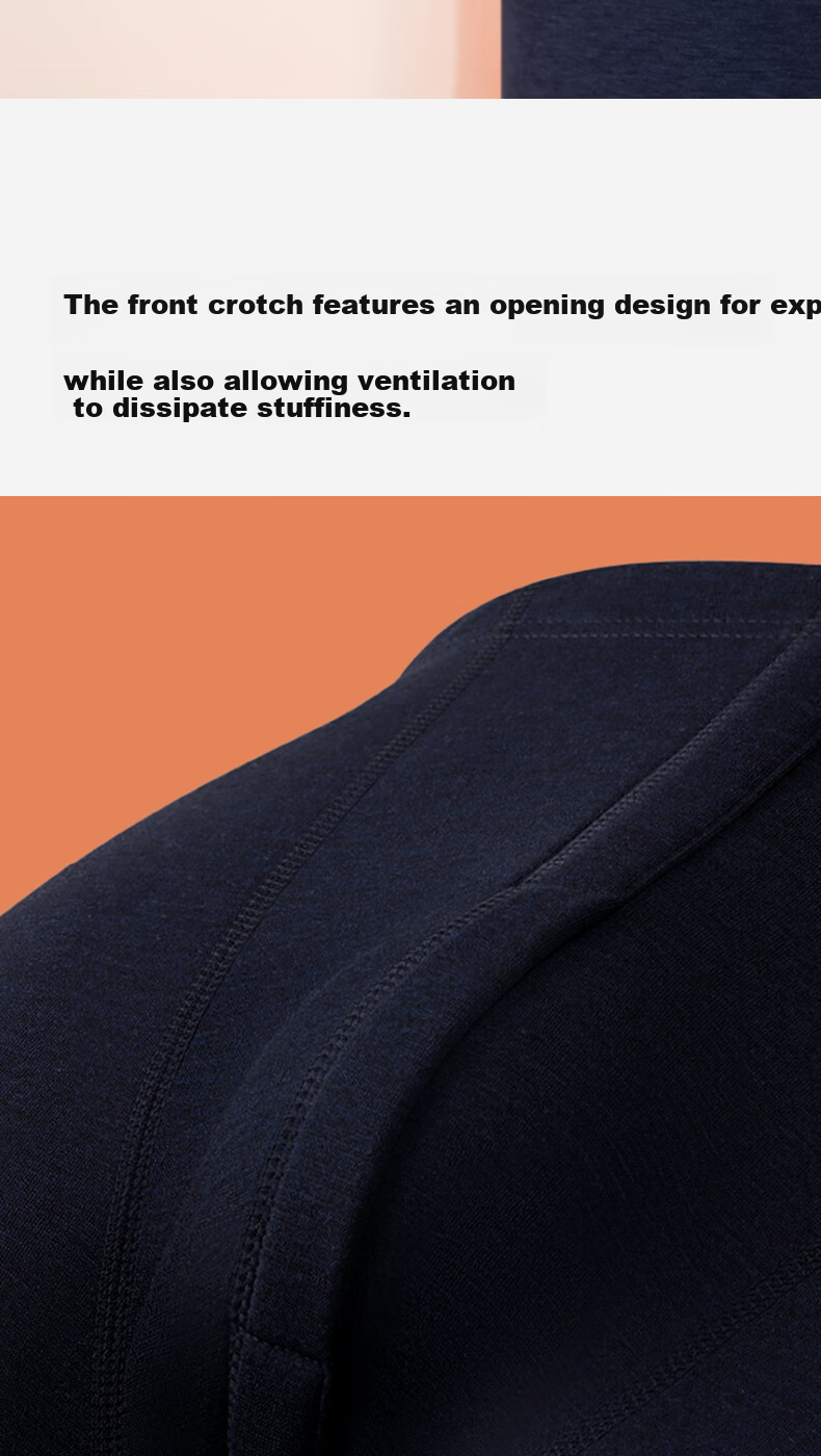 YOUKESHU Men's Thermal Underwear Set, Thickened Double-Layer Cashmere Silk Seamless Breathable Autumn Shirt and Pants 13