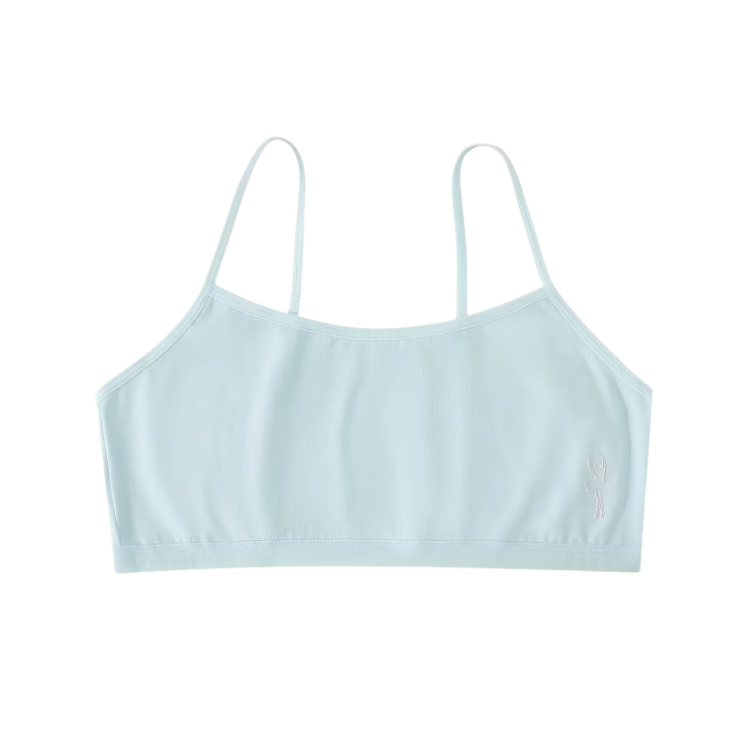 LangSha Girls' Underwear for Puberty, Thin Style Bra for 12-Year Olds, Elementary School Students' Children's Bra for 10-Year Girls, First Stage Camisole