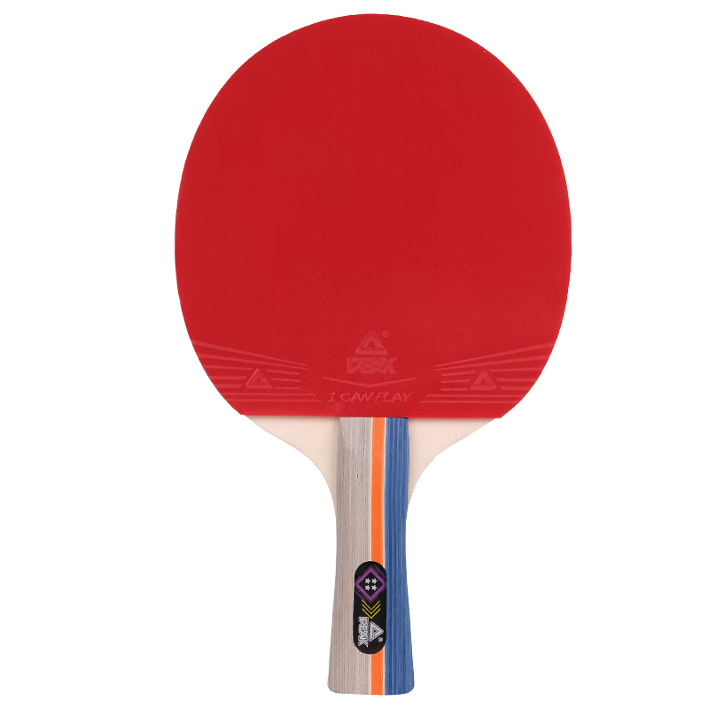 Peak M6 Star Table Tennis Racket Competition Offensive Ready-to-Use High-Grade Double-Sided Sponge Rubber with Case and Paddle Bag Horizontal Handle