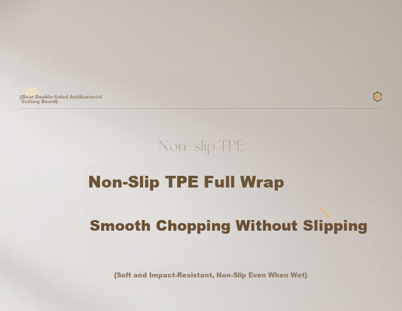 Bear Cutting Board Baby Food Chopping Board Antibacterial Mold-Resistant Food-Grade Double-Sided Cutting Board 18.5*24cm 15