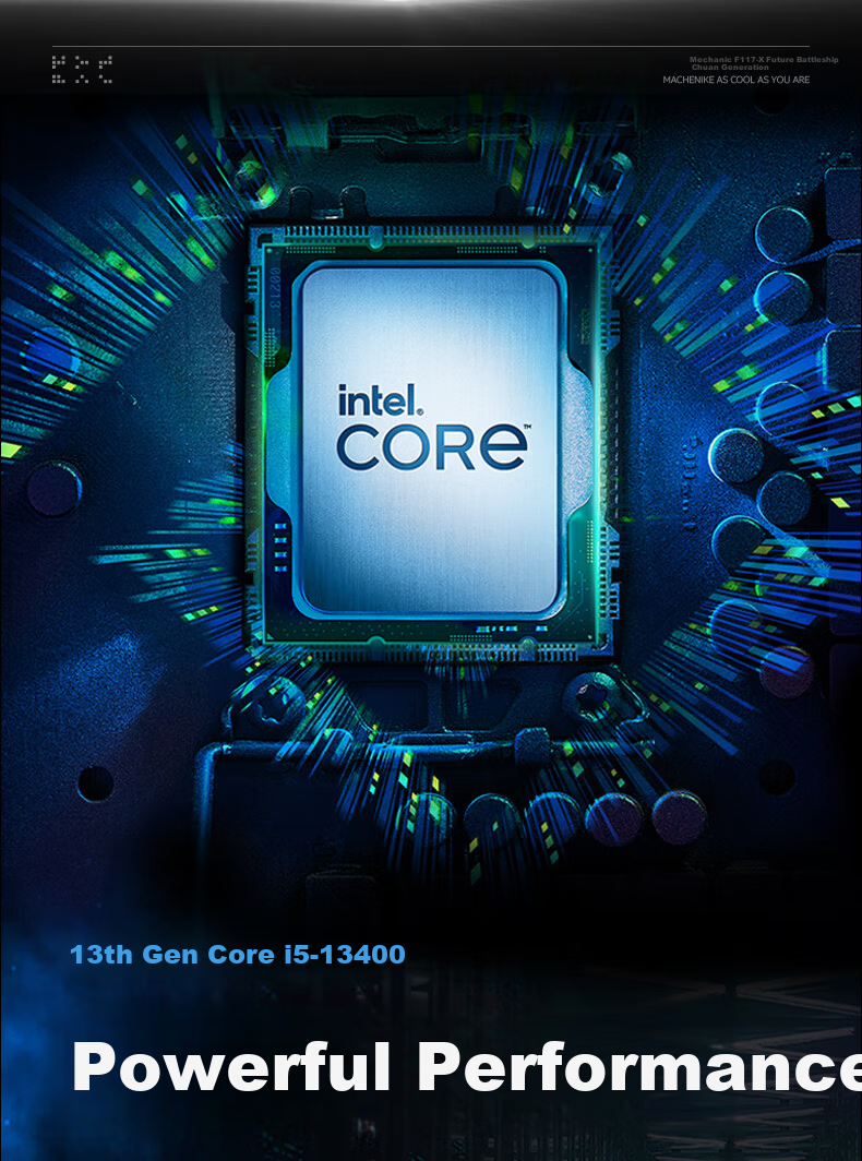 MACHENIKE Dawn High-Performance Gaming Desktop Computer (I7-14700KF, 32GB DDR5, 1TB SSD, RTX5070Ti, 360mm Liquid Cooling) 5