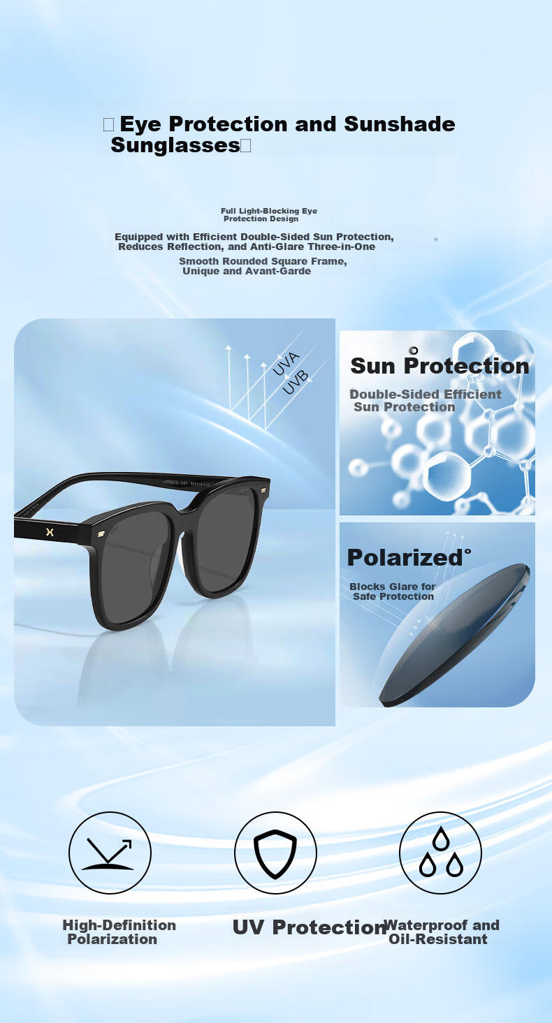 LOHO Day and Night Dual-Use Photochromic Night Vision Sunglasses for Driving, Anti-Glare Polarized GM Sunglasses 2