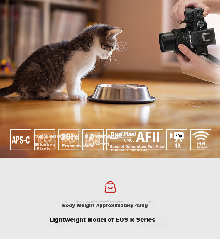 Canon [Official Flagship] R10 Mirrorless Camera for Portrait, Travel Photography, Vlogging, 4K HD Video Recording, APS-C R10 with 18-150mm Lens Kit 4