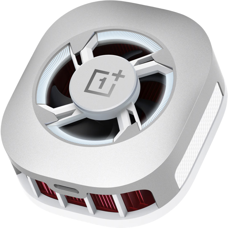 OnePlus 40W Super Ice Point Magnetic Cooling Fan Flow White High Power Low Noise No Hand Cooling Compatible with Xiaomi OPPO Huawei iPhone 17 Series Phones
