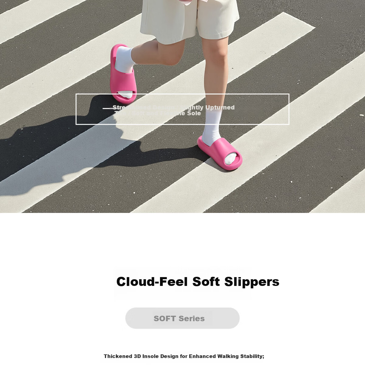 TZLDN Women's Step-on-Cloud Slippers 2026 New Summer Indoor Non-Slip Thick Sole Massage Arch Support Sandals for Men 2