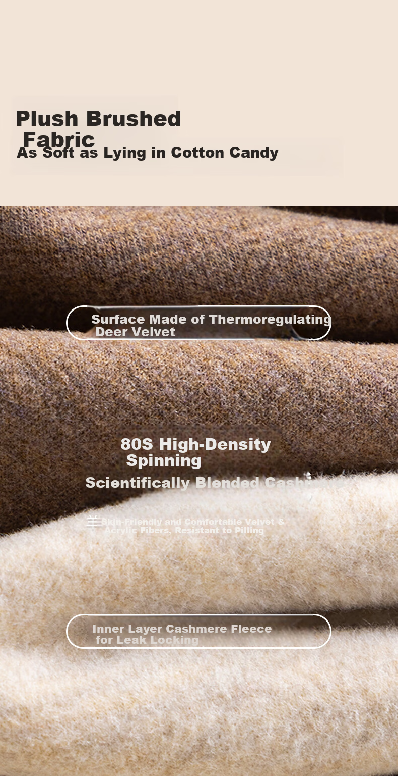 MiiOW 【Goose Down Silk】2025 New Warm Underwear Women's Half High Collar Cashmere Thermal Thickened Autumn Clothes Autumn Pants Set 8