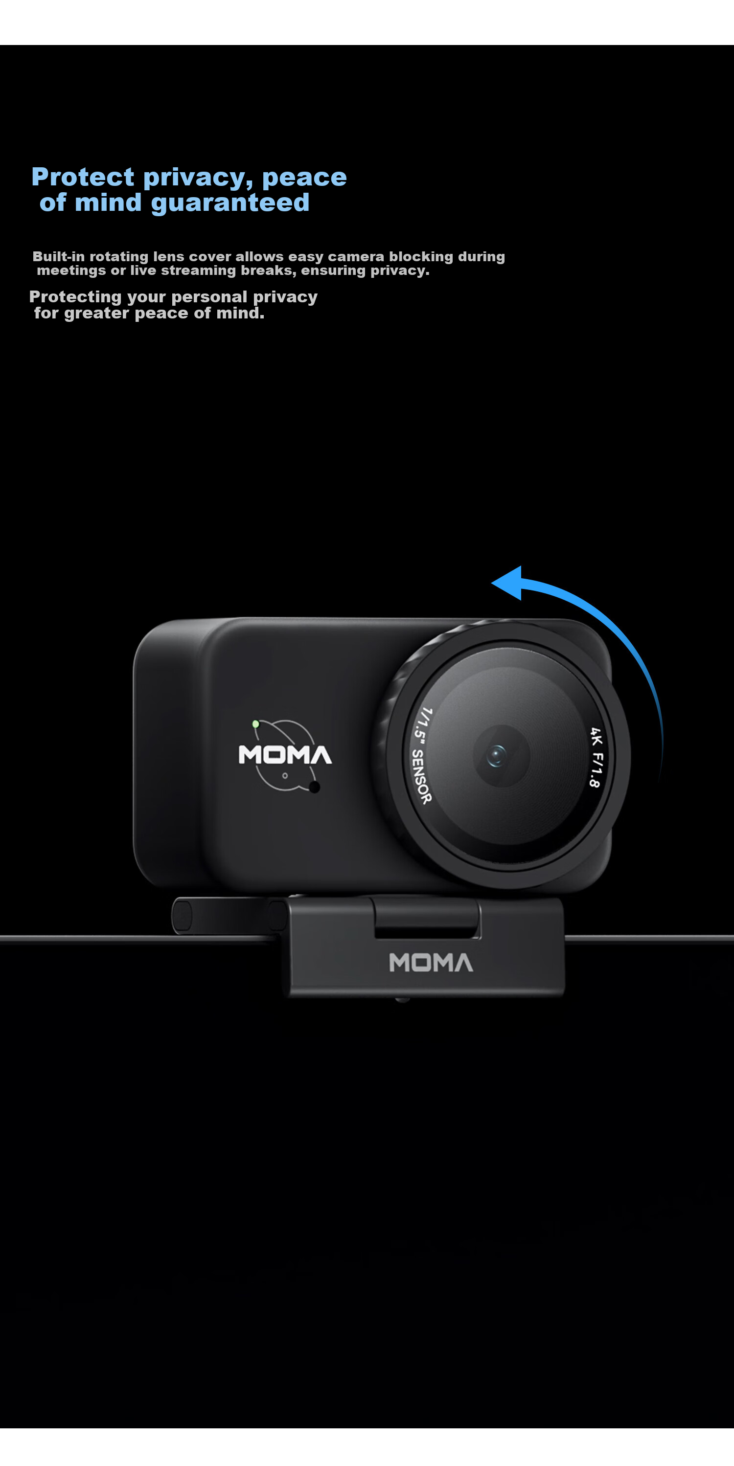 Mammoth [HD Quality] Mijing 4K Live Streaming Camera HD Beauty Built-in Microphone Intelligent Noise Reduction Professional Computer Live Streaming Webcam AI Auto Framing Streaming Device 13