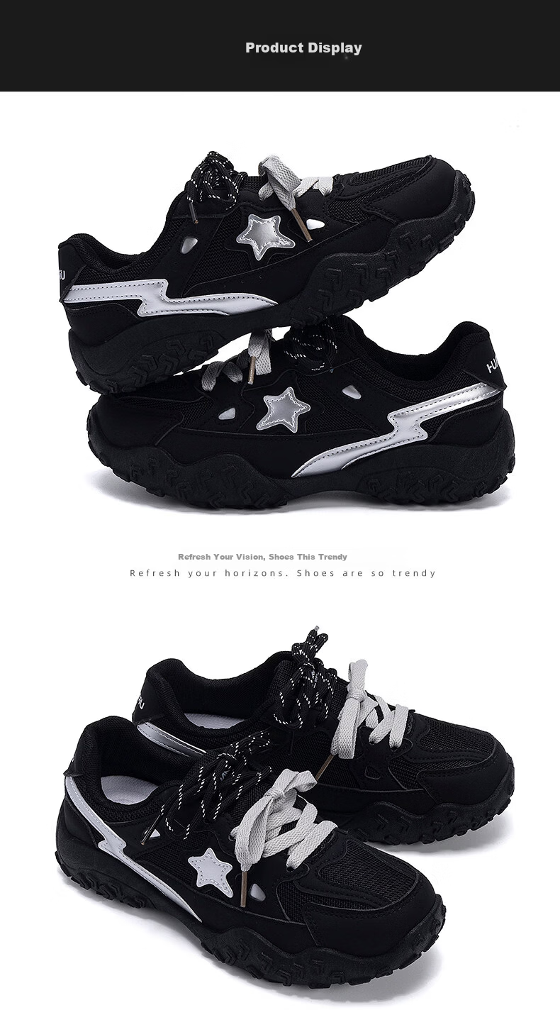 Global Platform German Training Shoes Women's 2026 New Spring Versatile Popular Casual Lightweight Black Shoes for Women 14