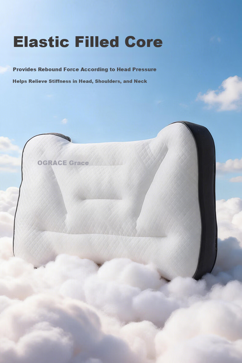 Grace Class A Baby Pillow Children's Pillow Parent-Child Pillow Zoned Pillow Student Dormitory Pillow Core Adult Kindergarten Cervical Pillow 4