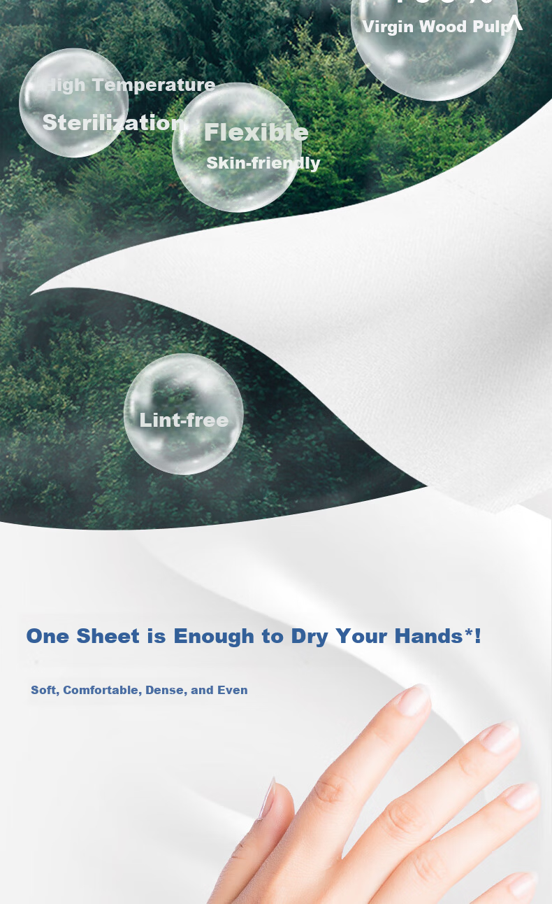 C&S Hand Towels TC005001A Large Pack Single Layer 200 Sheets * 20 Packs L Size Full Box 1