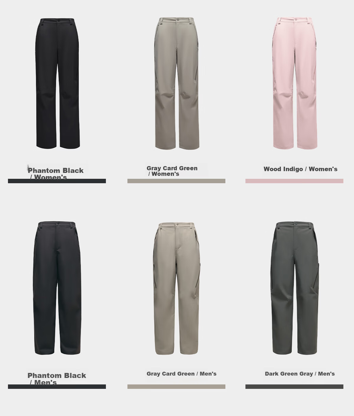 CAMEL [Wang Junkai Edition] Outdoor Softshell Hiking Pants for Men and Women, Autumn Winter Durable Tear-Resistant Mountaineering Trousers 12