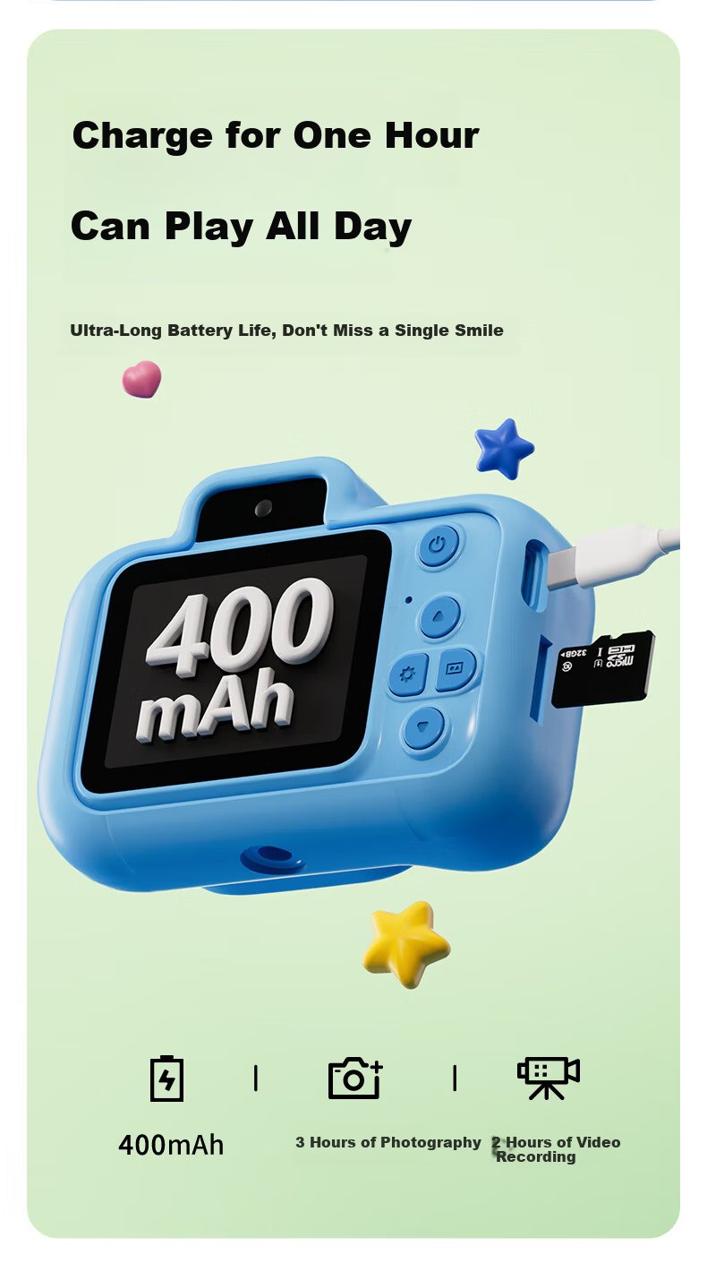 MAQUCC Disney Kids Camera Minnie 32GB for Girls Ages 6-14 Birthday Gift Student Practical Premium Souvenir K78 14