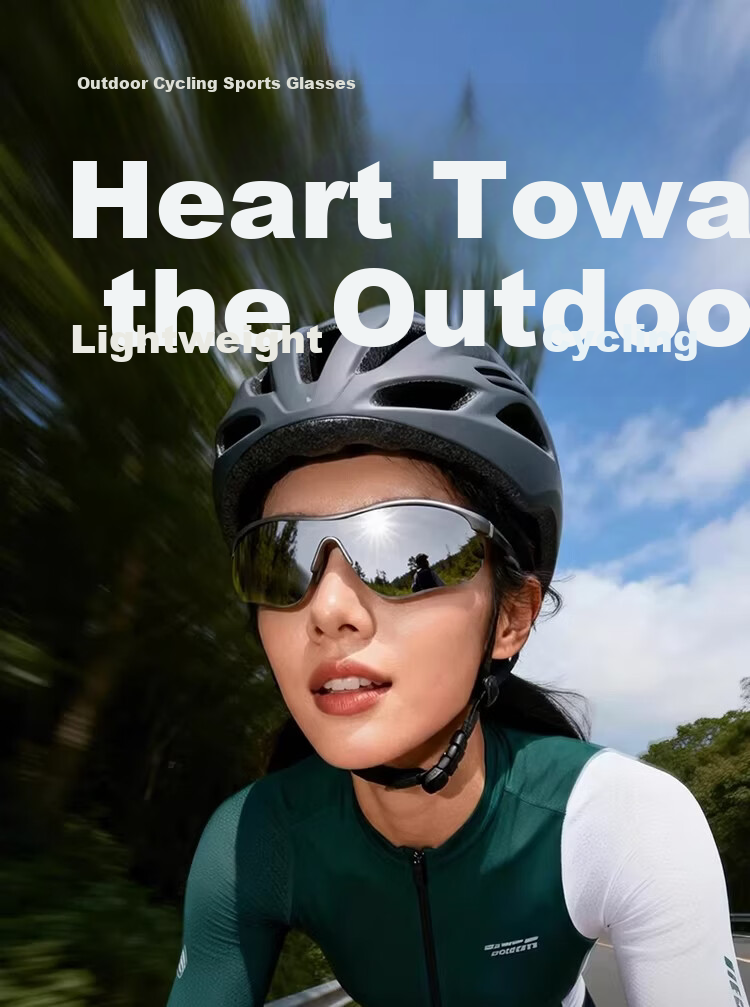 Boshide Cycling Glasses Mountain Climbing Sunglasses Protective Ski Goggles Outdoor Windproof UV Protection Gunmetal Frame White Silver Lens 1