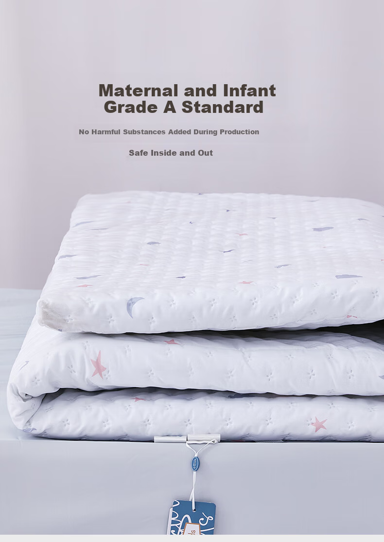 Mercury Children's Mattress Class A Soft Mattress Dormitory Student Antibacterial Mite-Resistant Slow Rebound Soft Double Bed 150*200cm 9