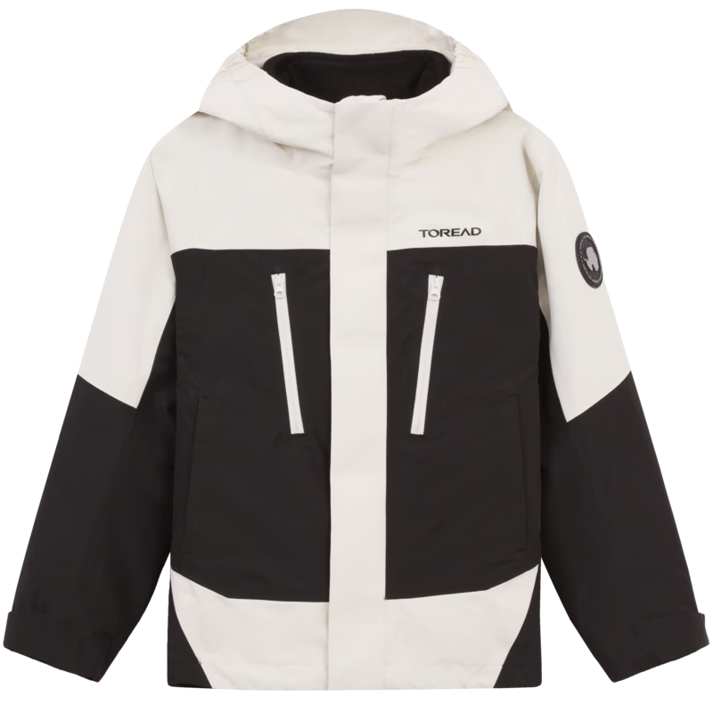 TOREAD Flagship Children's 3-In Jacket for Boys And Girls, Autumn And Winter Style, Warm Outerwear for Older Kids, Polar White, Size 150