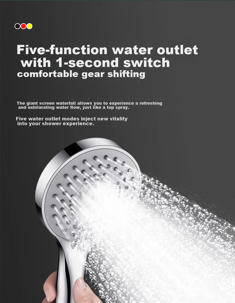 JROR [Germany] Shower Set Bathroom Shower Head with Hose Complete Shower Kit 13