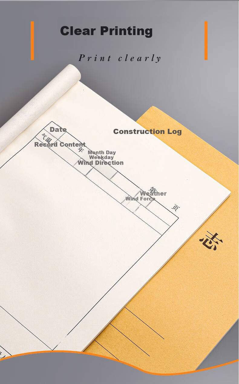 Gelite Construction Logbook Set of 10 Safety Logbooks Supervisor Daily Log Notebooks for Construction Site Project Work Safety Officer Progress Notes 10-Pack 5