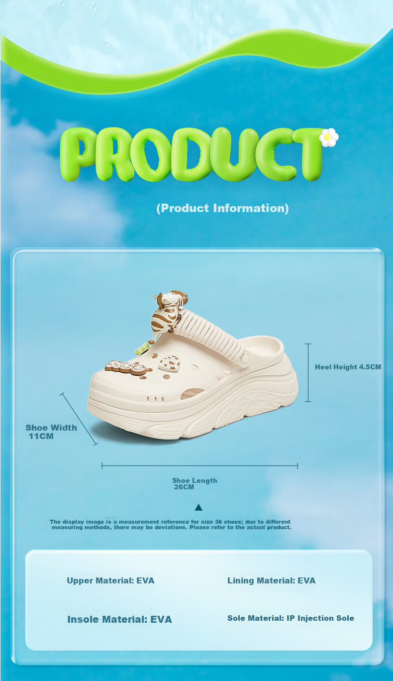 Tianmeiyi Langhua Hollow Thick-soled Height-increasing Sandals Women's Outdoor Beach Shoes Summer CMX18BL6 Black Size 35 14