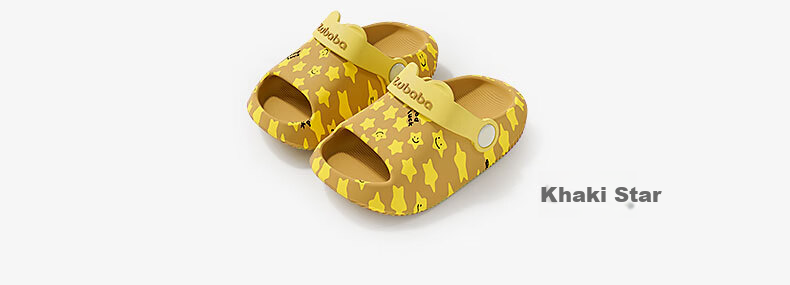 Pig Daddy Kids Clog Shoes Boys Summer Indoor Home Bath Non-Slip Girls Toddler Outdoor Sandals Star Blue Size 13 6
