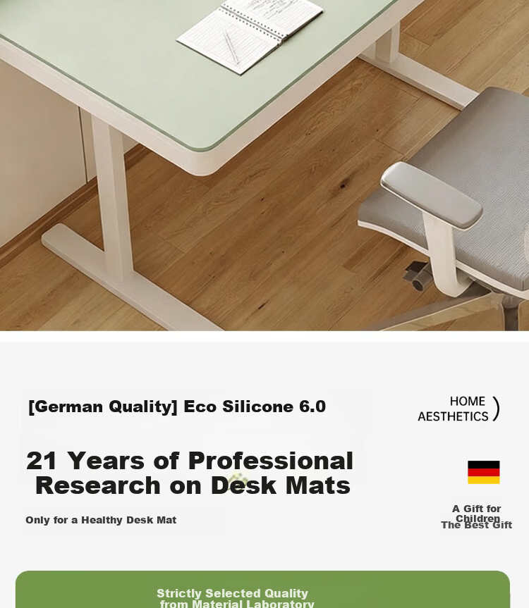 Zichen [Ecological Silicone] Eye Protection Desk Pad for Students' Study Desk, Writing Table, Office Desk, Computer Desk Surface Protection Mat 9