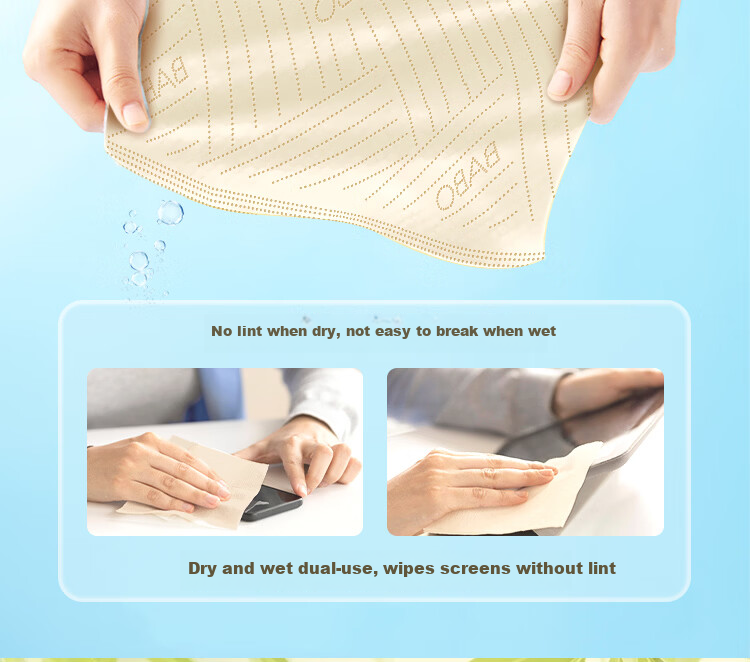 Bamboo Handkerchief Tissue 2-Ply 35 Sheets * 36 Packs Portable Small Pack Original Bamboo Pulp Soft Tissue 8