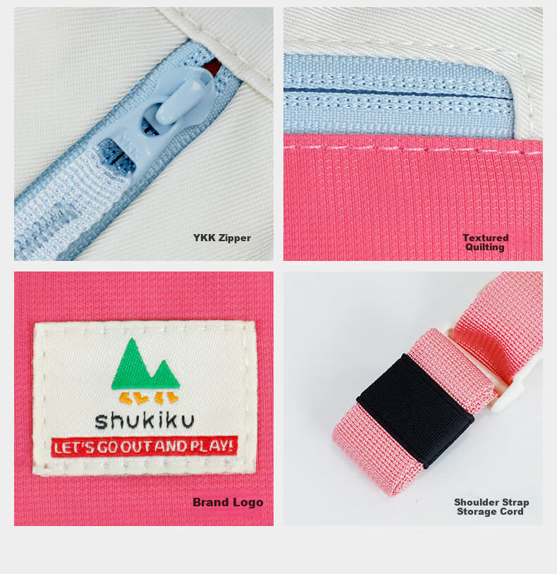 SHUKIKU Ledudu Kids Casual Colorblock Crossbody Bag Outdoor Travel Sports Chest Waist Bag Vanilla Lemon One Size 21