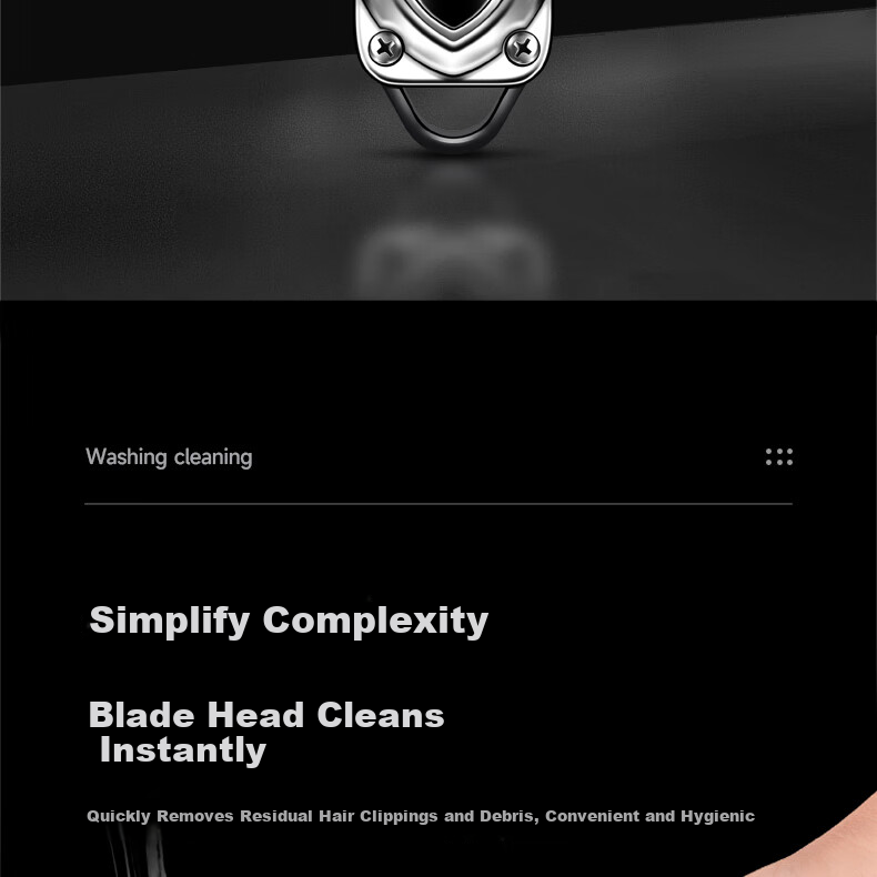 AUX Hair Clipper Electric Hair Trimmer Home Use Professional Haircut Kit for Adults, Children, and Babies Men's Electric Haircut Machine Complete Set Father's Day Gift 19