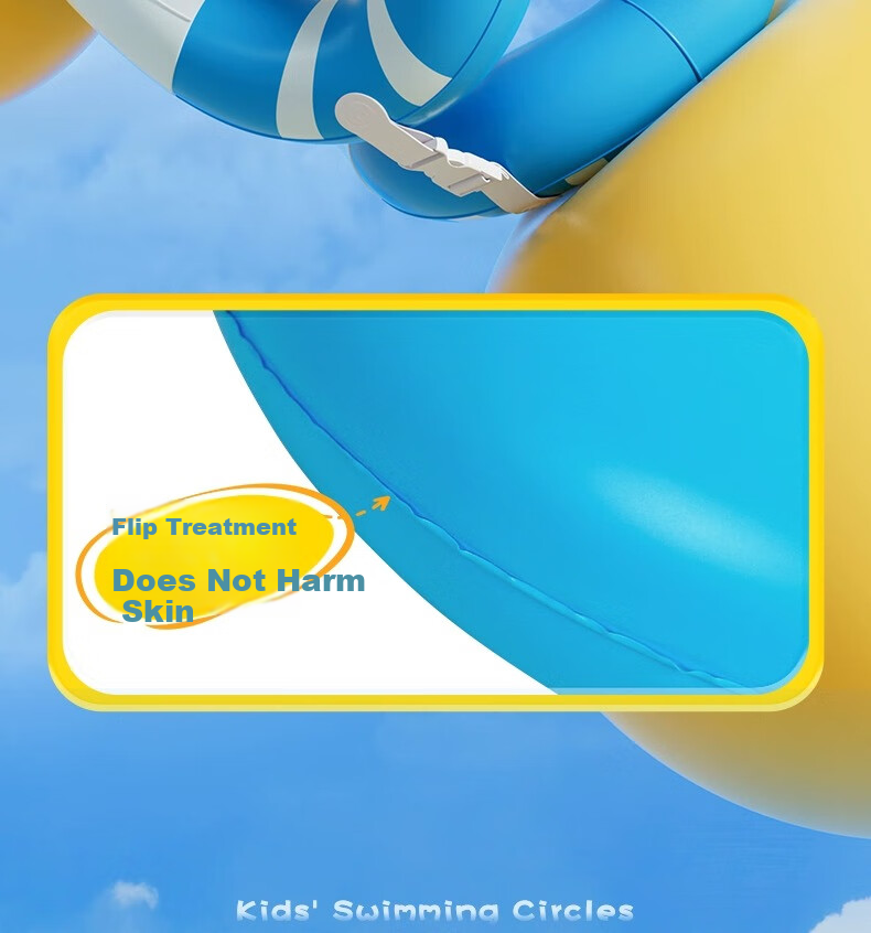 Li-Ning Kids Swimming Ring for Boys and Girls, Age 3+, Thickened Underarm Life Buoy, Baby Swim Gear 10