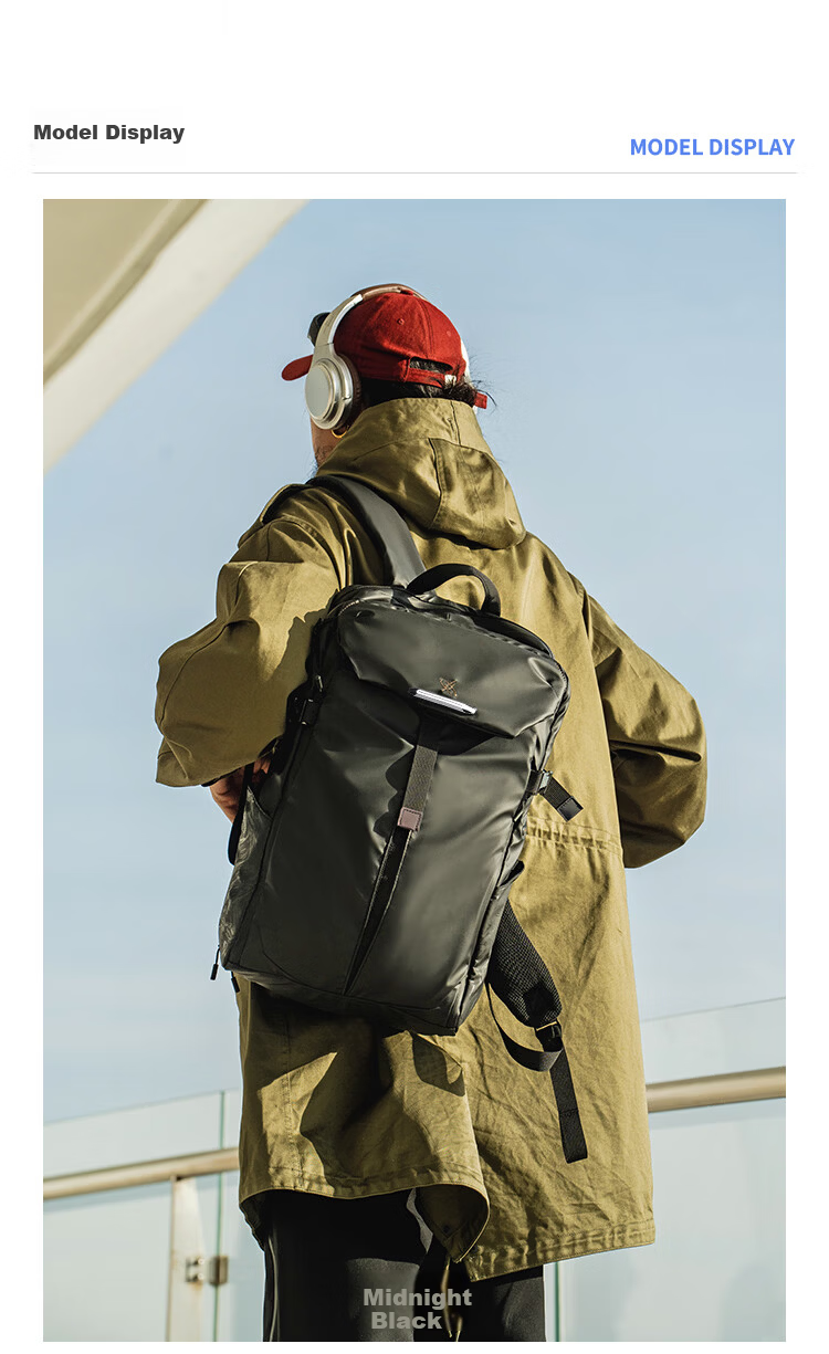 GYXX Zeus 3 Air Men's Large Capacity Laptop Backpack Sports Casual Travel College Student School Bag 23