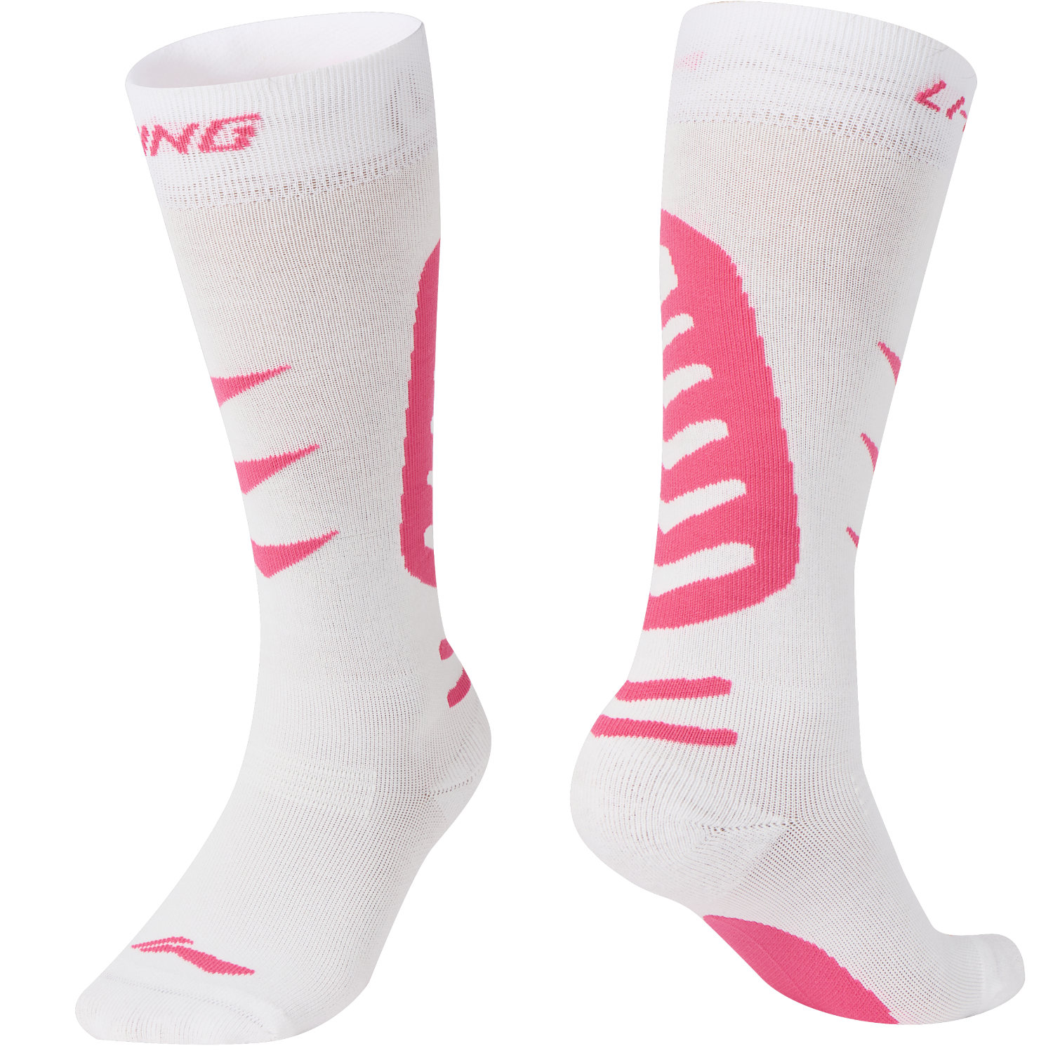 Li-Ning Sports Compression Socks, Calf Socks, Professional Yoga Running Jump Rope Long Fitness Non-Slip Breathable Socks