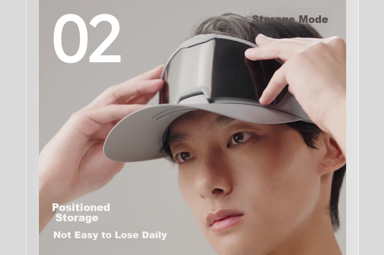 Beneunder Magnetic Sunglasses Sun Hat for Men Full Face Sunshade Hat Open Top Outdoor Sports Cycling Detachable Polarized Lenses 10