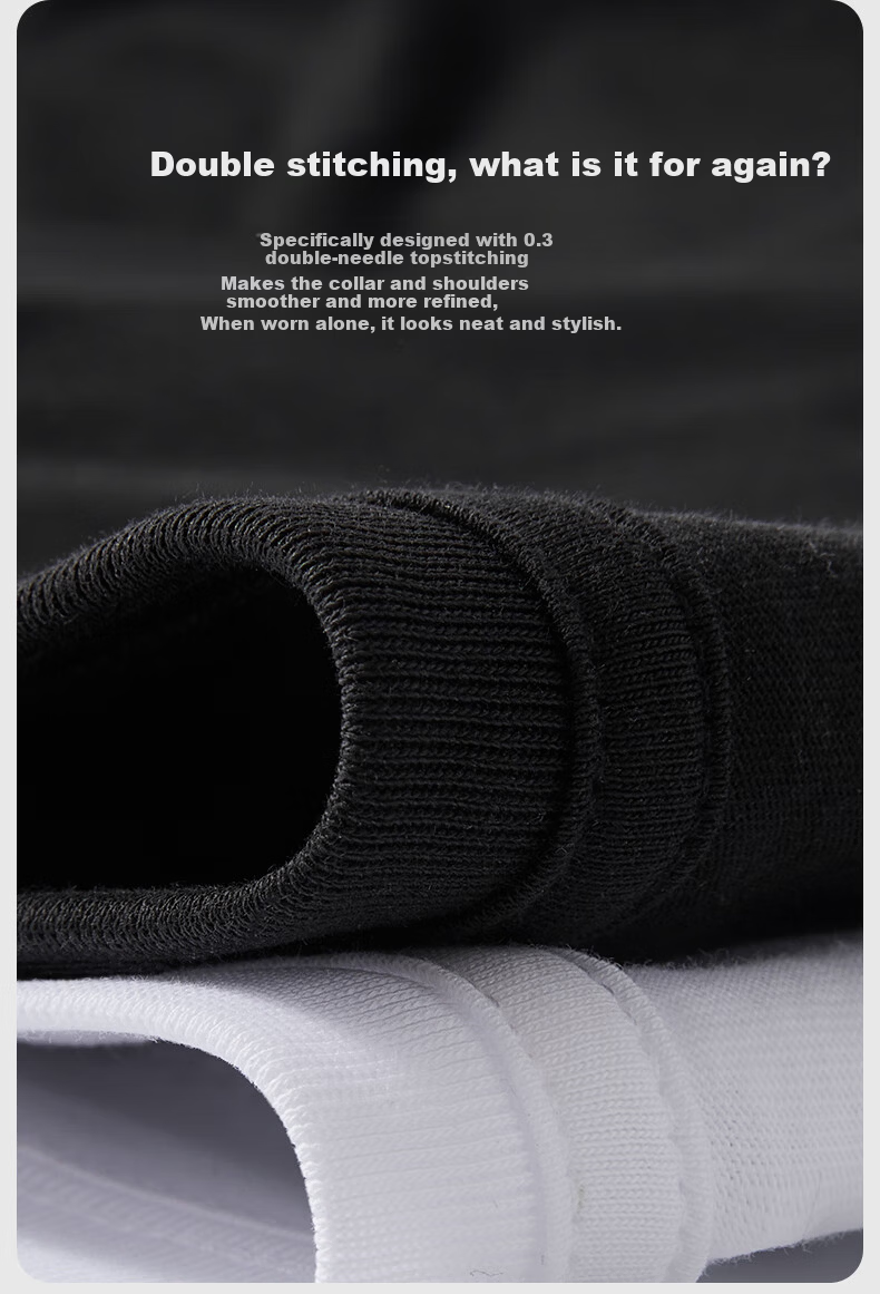 Seven Wolves 100% Cotton Men's Long Sleeve V-Neck T-Shirt Solid Color Sportswear Basic Shirt 14
