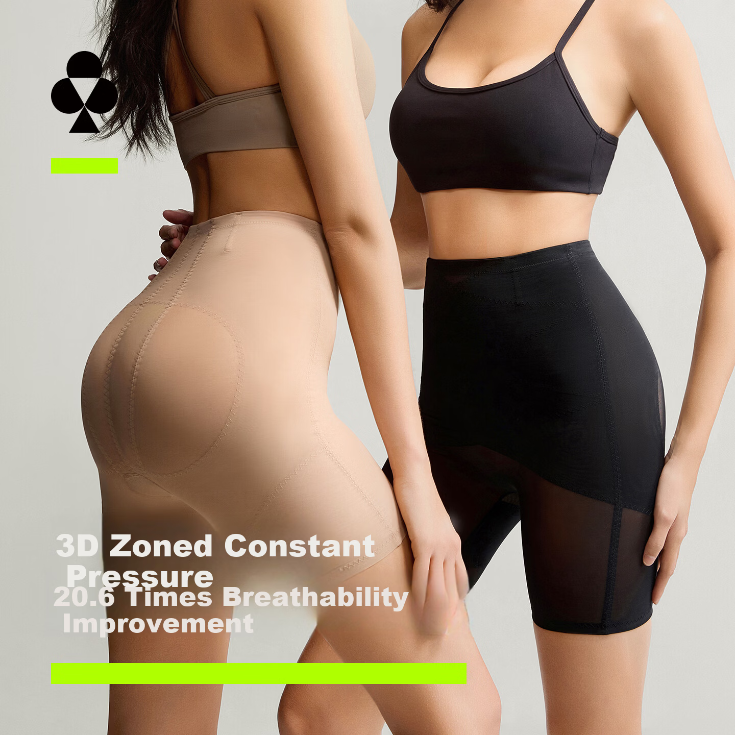 Youkeshu S+ Bandage Abdomen Tummy Control Strong Hip Lift 7A Antibacterial Silk Crotch Seamless Waist Shaping Safety Shorts