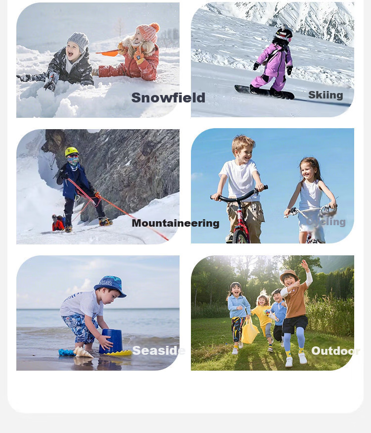 GOGOSOON Kids Snow Goggles Outdoor Sports Windproof Snowproof UV Protection Sunglasses Cycling Ski Glasses 18