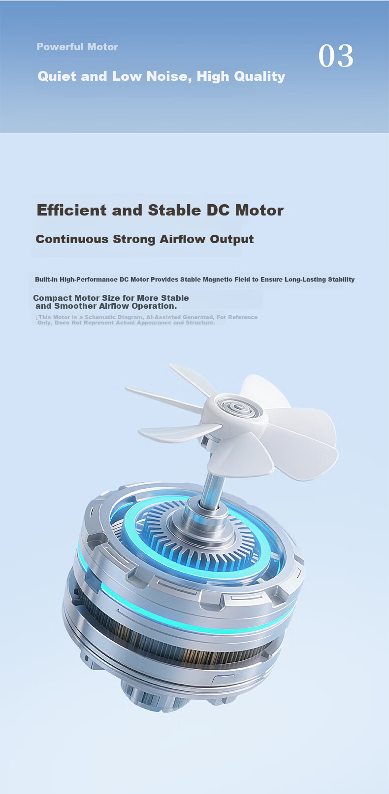 OPPLE Bladeless Fan Light Full Spectrum High CRI Low Noise LED Remote Control Dining Room Bedroom Chandelier Changfeng 12