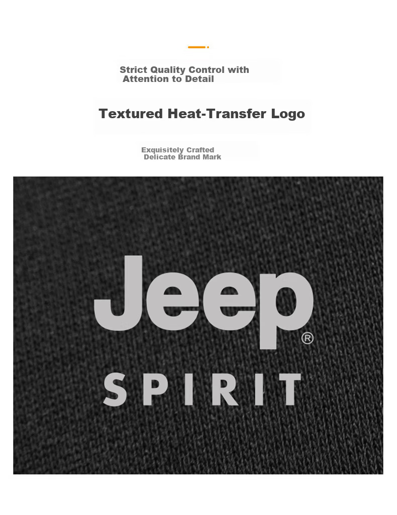 JEEP SPIRIT Men's Winter Fleece-Lined Crewneck Long Sleeve T-Shirt Loose Warm Slim Fit Base Layer Shirt 5