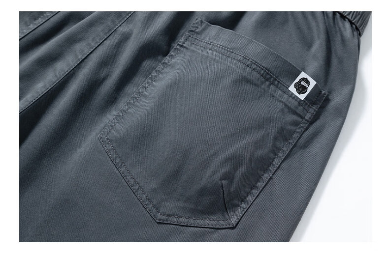 Fingercroxx IT American Vintage Casual Men's Summer Lightweight Lyocell Simple Loose Pants Modern Gray 29 25