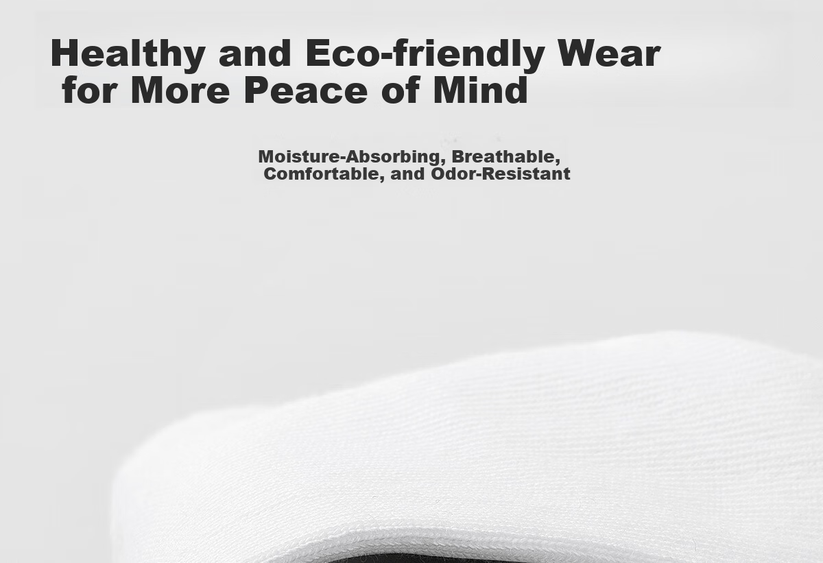Buddygo Disposable Socks Unisex Daily Cotton Socks Travel Portable Wash-Free Odor-Resistant Mid-Calf 5 Pairs 20
