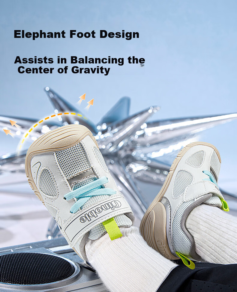 Ginoble Children's First Walking Shoes 2026 Summer Breathable Sandals 0-1 Year Old Baby Boys and Girls Shoes GB2573 White 7