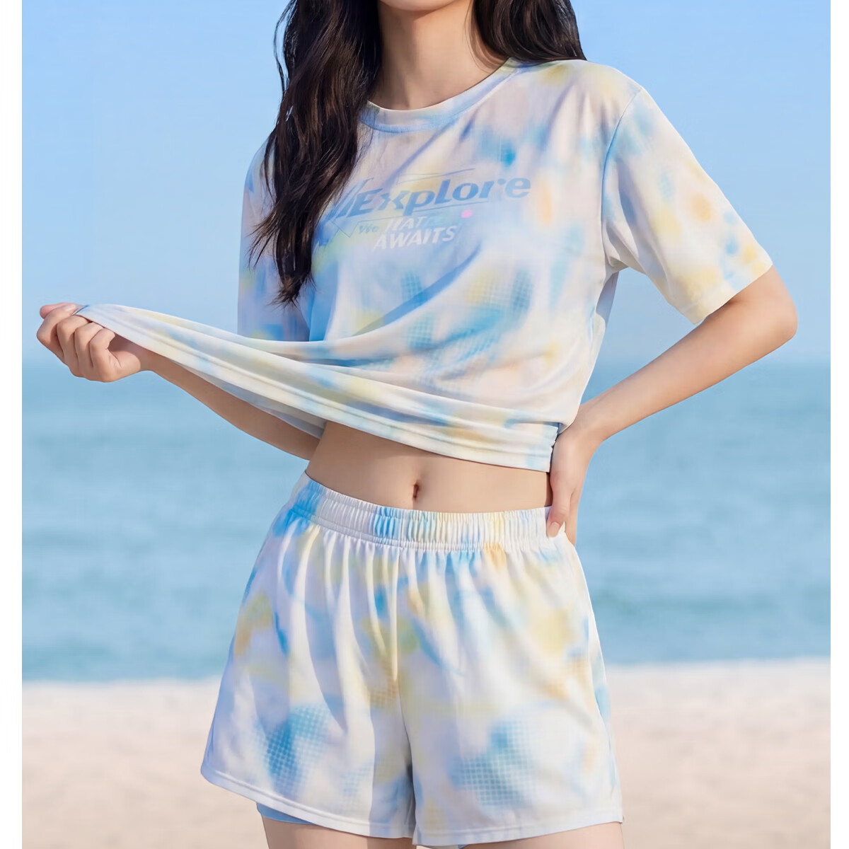 361° Women's Three-Piece Swimsuit Set Loose Plus Size Slimming Beach Swimming Diving Vacation Swimwear Hot Spring 8