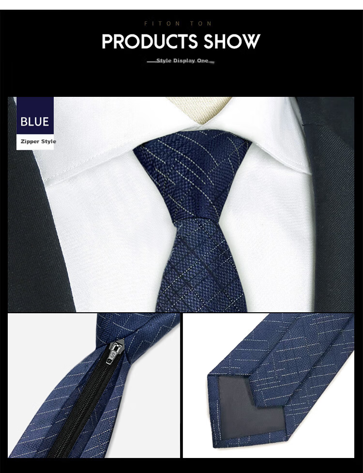 FitonTon Wedding Annual Meeting Tie Hand-Tied Men's Suit High-End Workplace Business Shirt Gift Box New Year Valentine's Day Gift 11