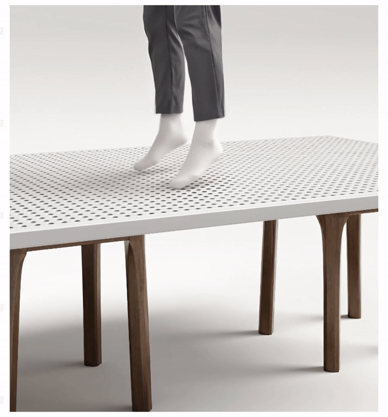 Xiaojiang Material Pegboard Wall Shelf No-Drill Dormitory Living Room Wall Hardware Tool Display Rack 80*120 White 10