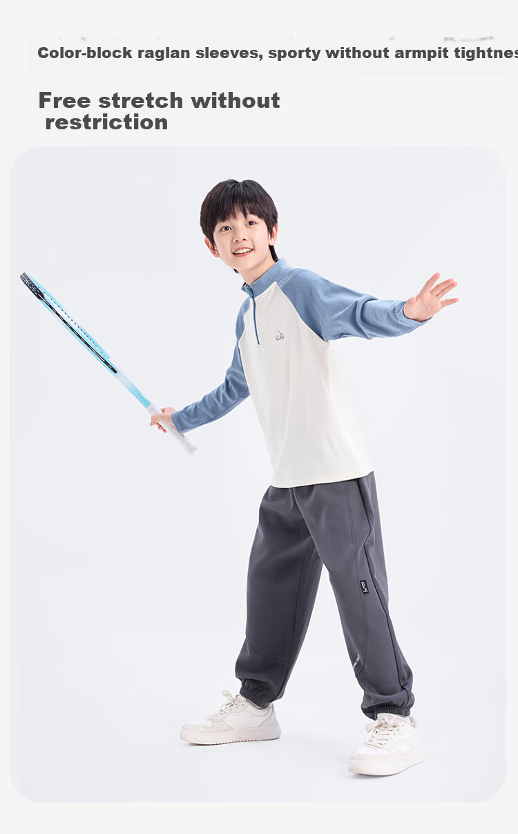 Jiusuiban Kids Thermal Underwear Boys Girls Autumn Winter Fleece Thickened Base Layer Top Stand Collar Long Sleeve Outerwear 7