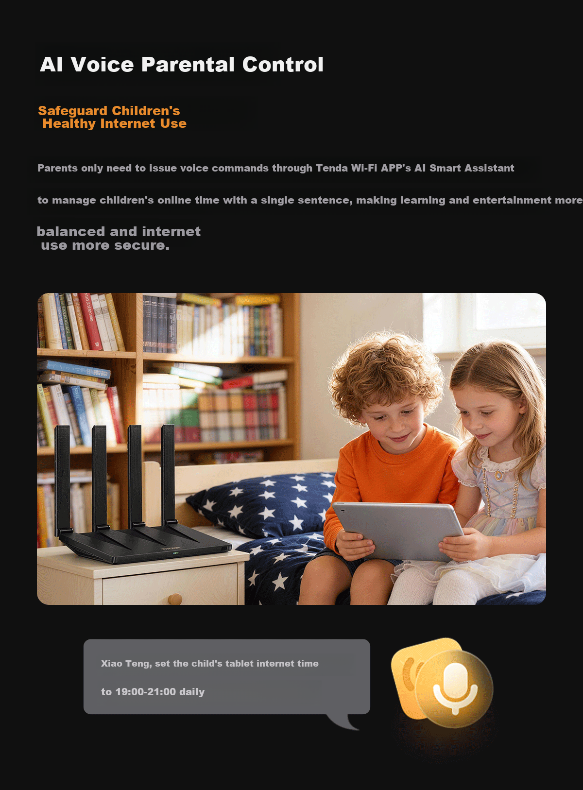 Tenda WiFi6+ Router [Taishan AX3000 Ultra] Gigabit Wall-Penetrating Signal Amplifier Enhanced Wireless Home AX12 Pro High-Performance Chip 8