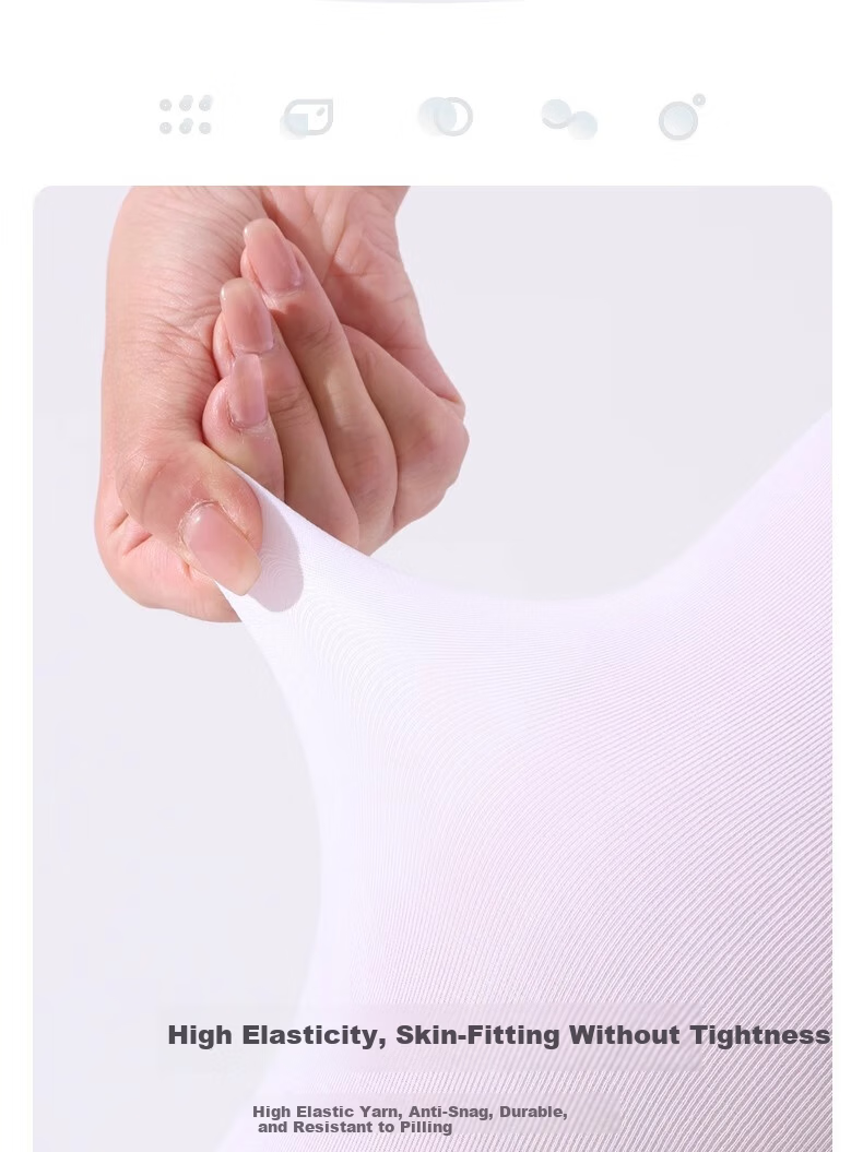 Ziyouxi Dance Tights, Adult White Leggings, Women's Summer Silk Stockings, Thin Pantyhose, Student Bare-Leg Aid, Ballet-Specific 9