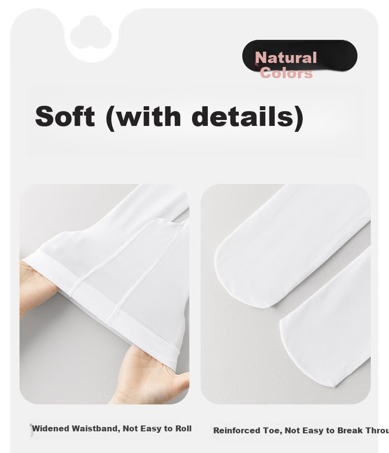 Free Style Girls' Dance Socks Summer Thin White Tights Baby Practice Special Pantyhose Children's Stockings 19