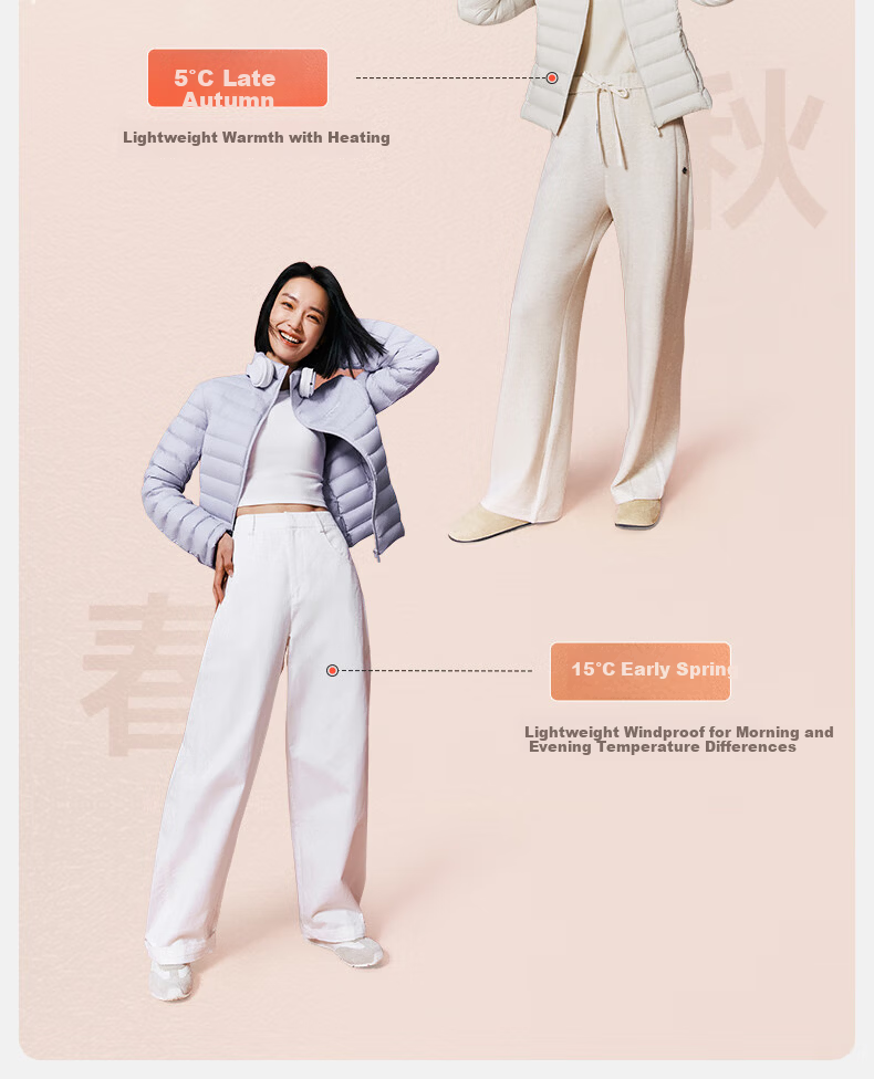 Meilicheng Women's Down Jacket Winter Lightweight Warm Inner Layer Goose Down Coat Aurora White M 062 7