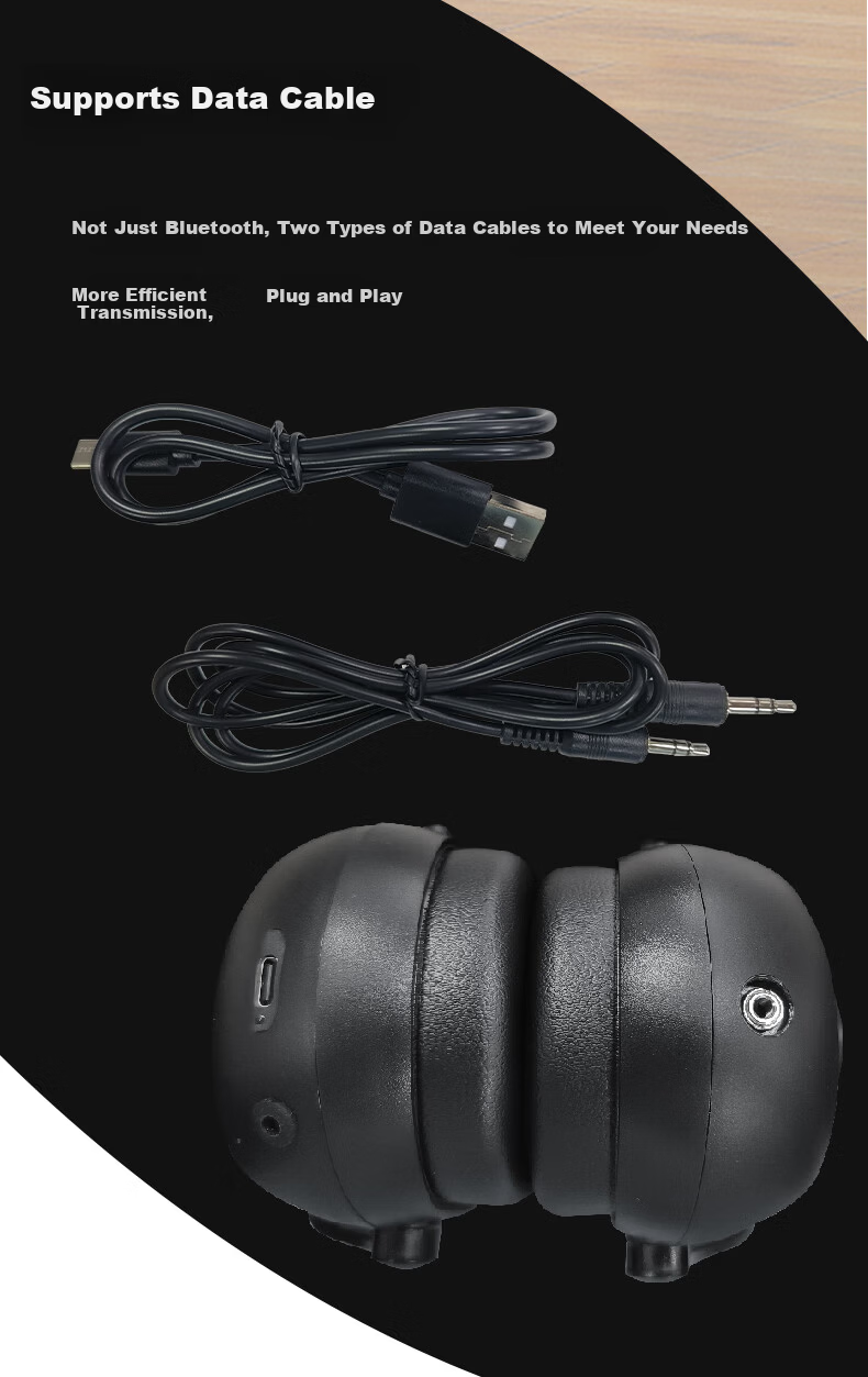 VIAN Bluetooth Over-Ear Electronic Noise-Canceling Headphones for Gardening, Noise Reduction, External Audio Source, Bluetooth Monitoring, Phone, Multimedia Communication, Noise-Isolating Headphones B 5
